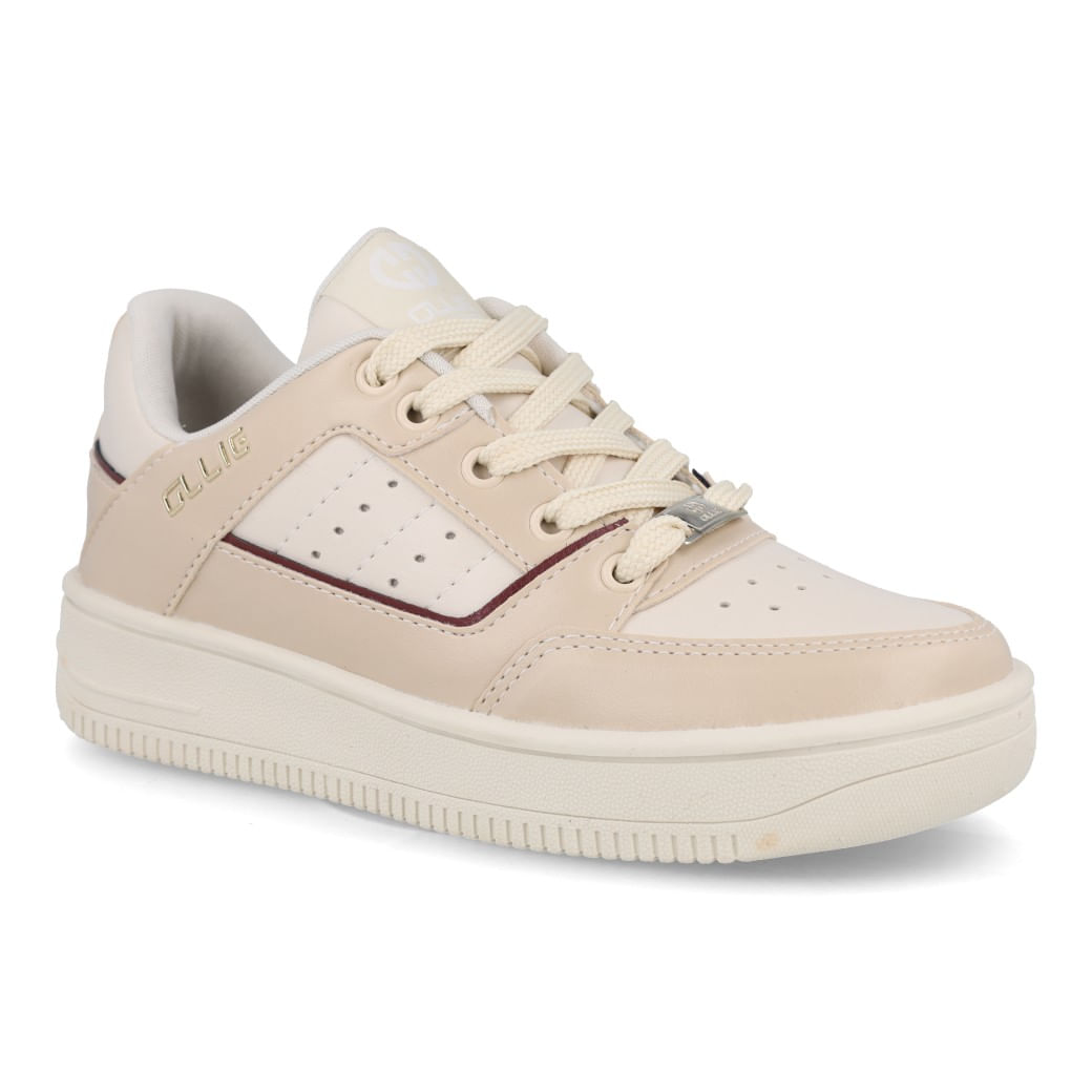Ollie Tenis BLISS-458 Bege Marsala Sint_4__